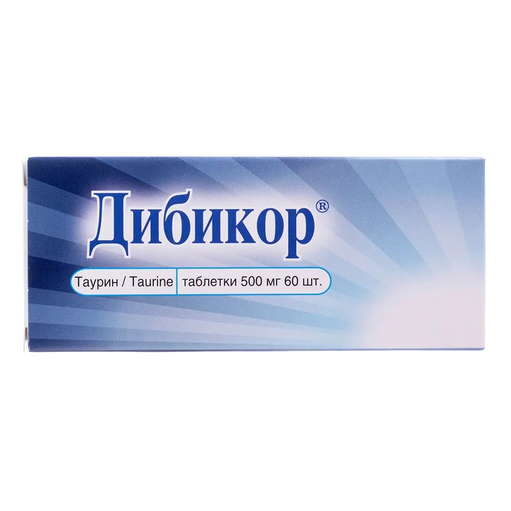 Дибикор таблетки 500 мг 60 шт