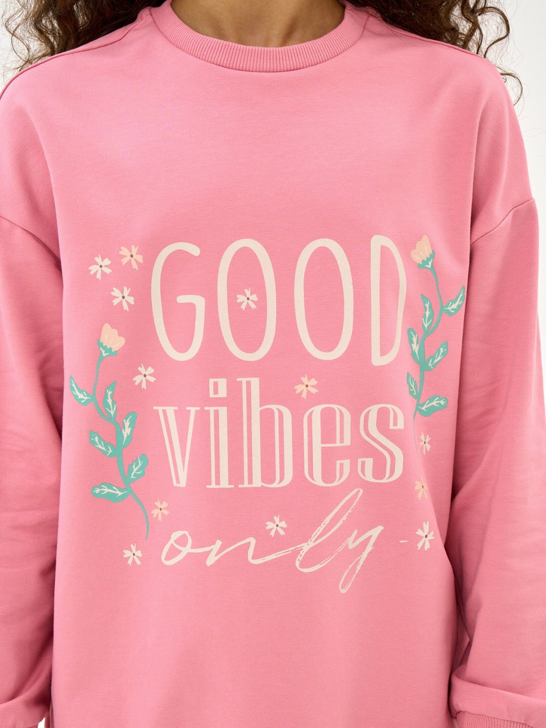 Свитшот neo, размер 158, розовый — фото 1