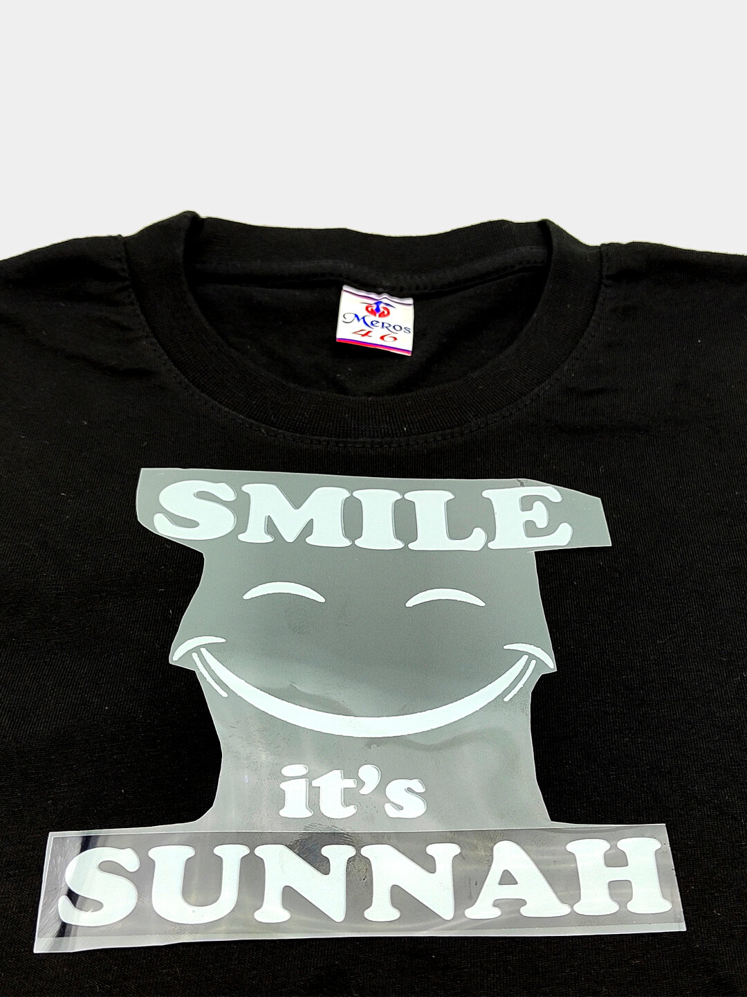 ДТФ наклейка для одежды "SMILE it's SUNNAH" 15x15 — фото 1