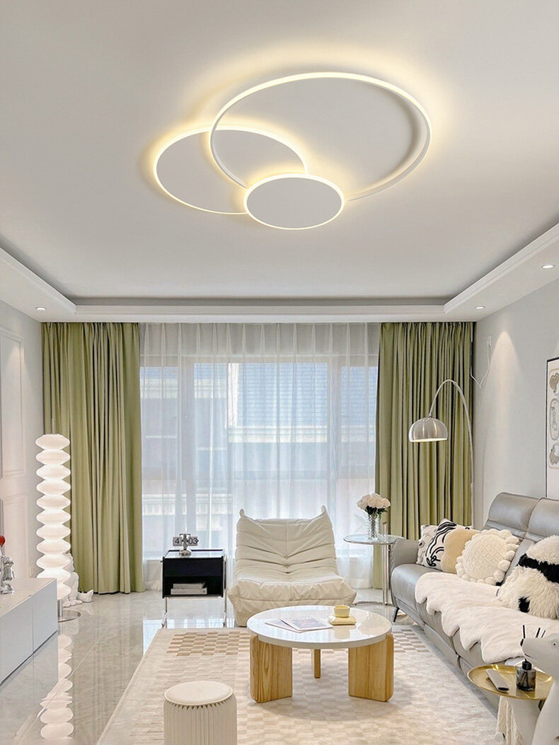 Настенно-Потолочные Светильники И Люстры Xiaomi Умный потолочный светильник с дистанционным управлением (поддержка Xiaomi voice)