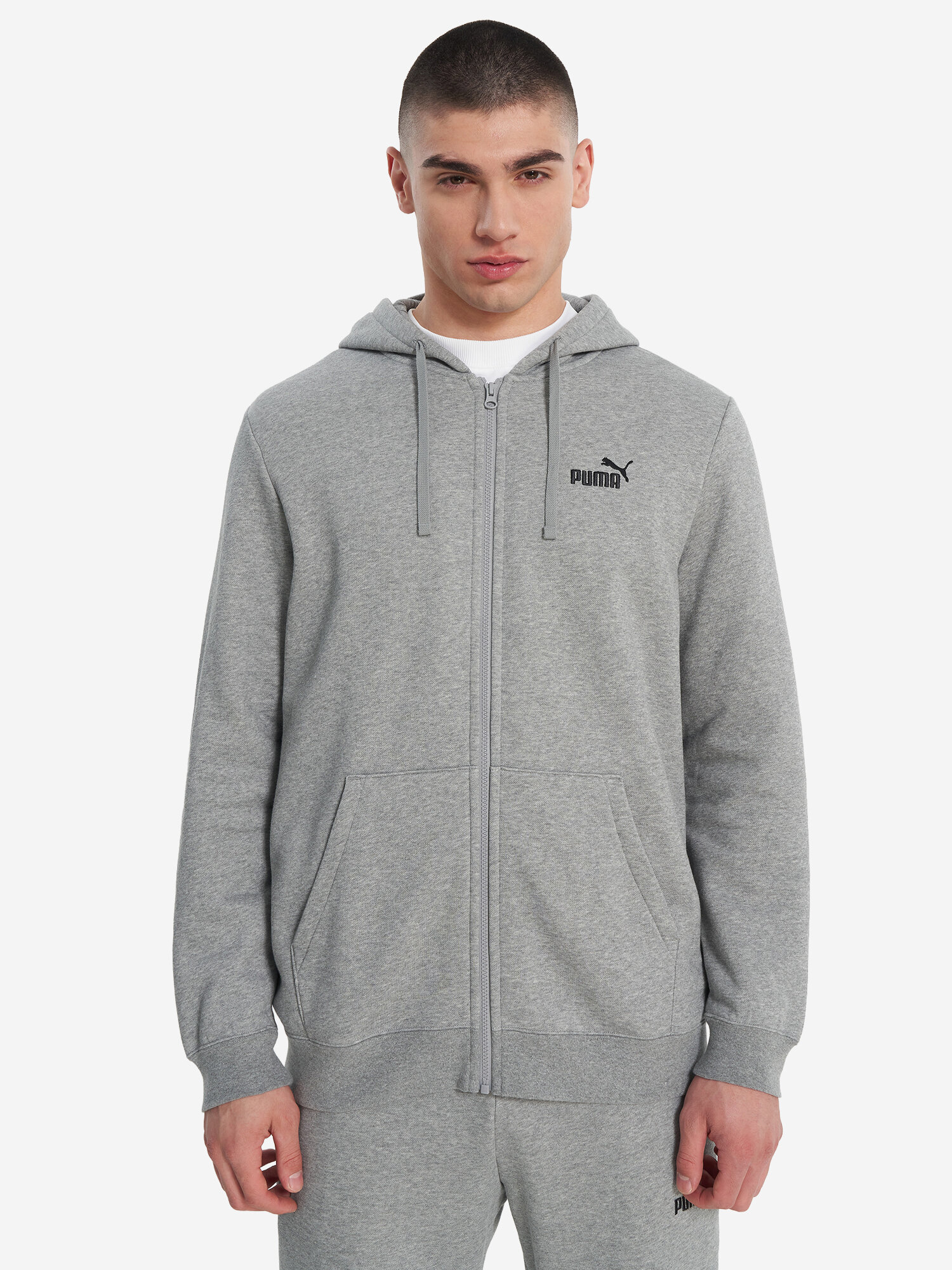 Толстовка спортивная PUMA, размер M, , серый — фото 1