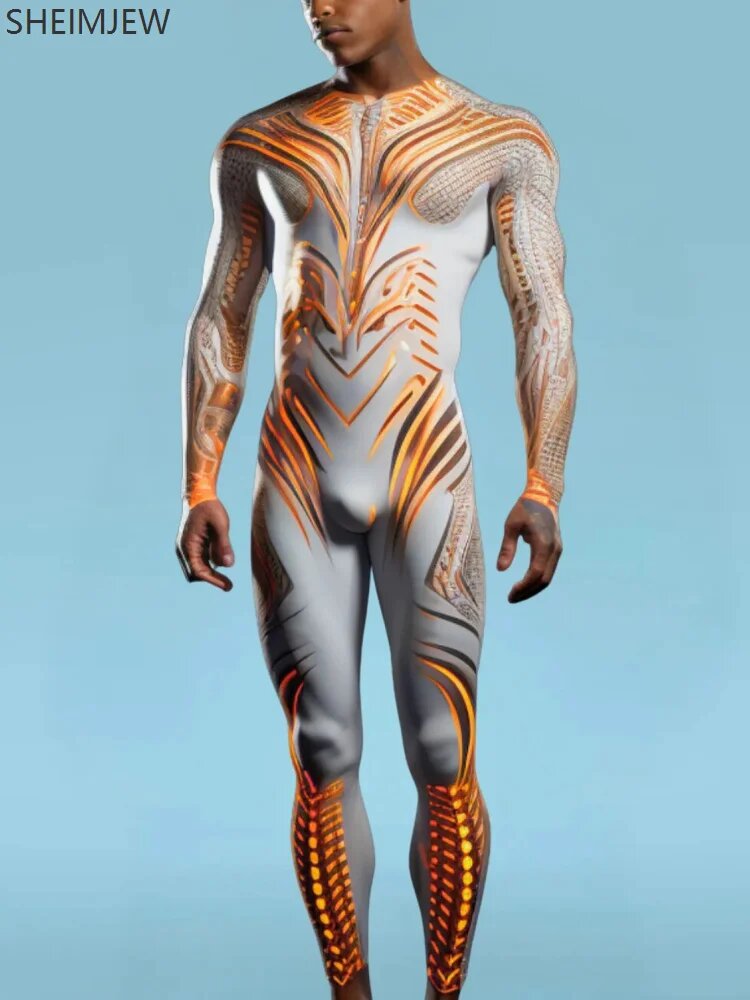 Мужские технологические колготки аниме XXL, E