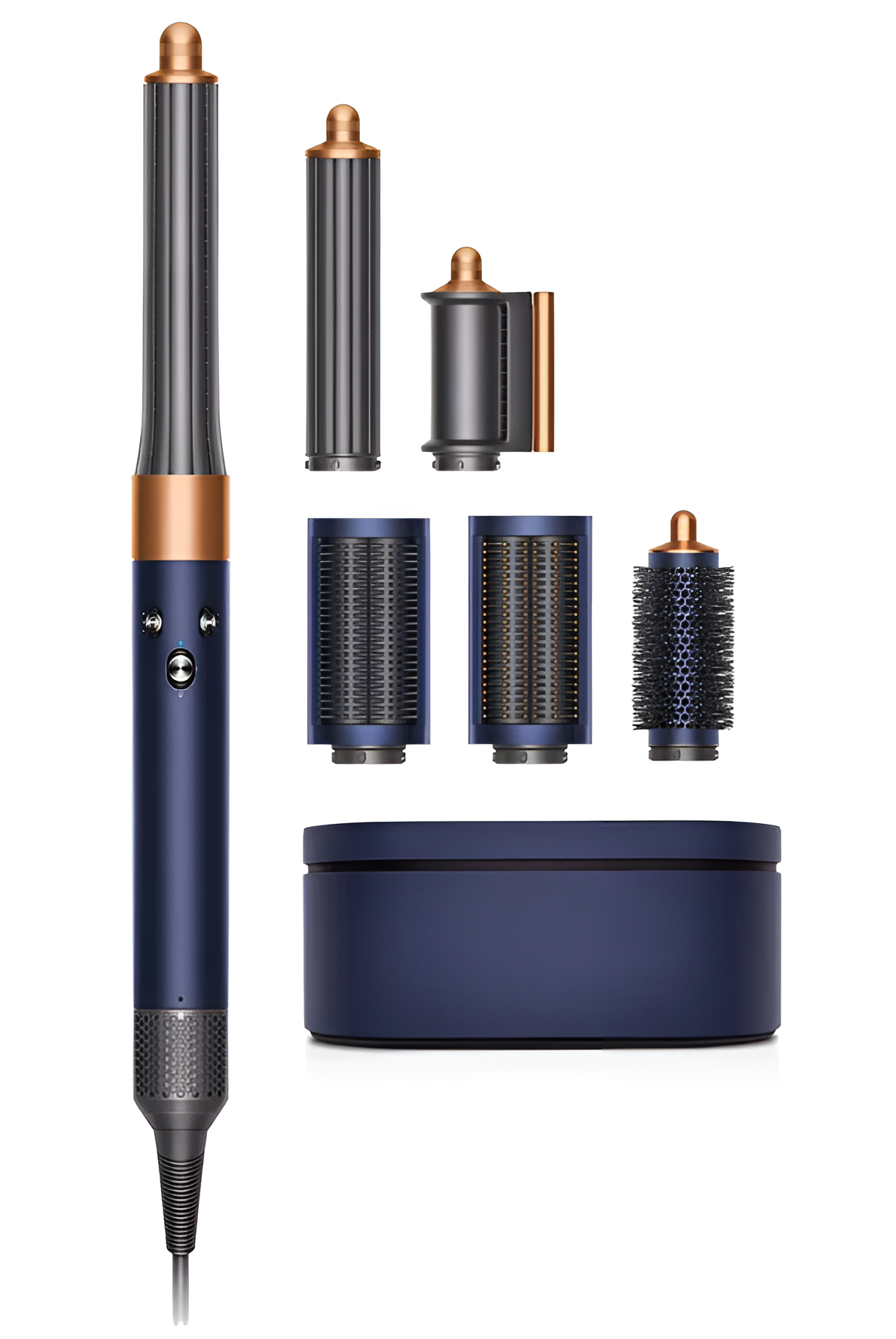 Фен-стайлер Dyson Airwrap Complete Long HS05 Prussian Blue, переходник в комплекте