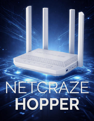 Изображение товара 4G Wi-Fi роутер Netcraze Hopper 4G+ NC-2312, двухдиапазонный Wi-Fi 6