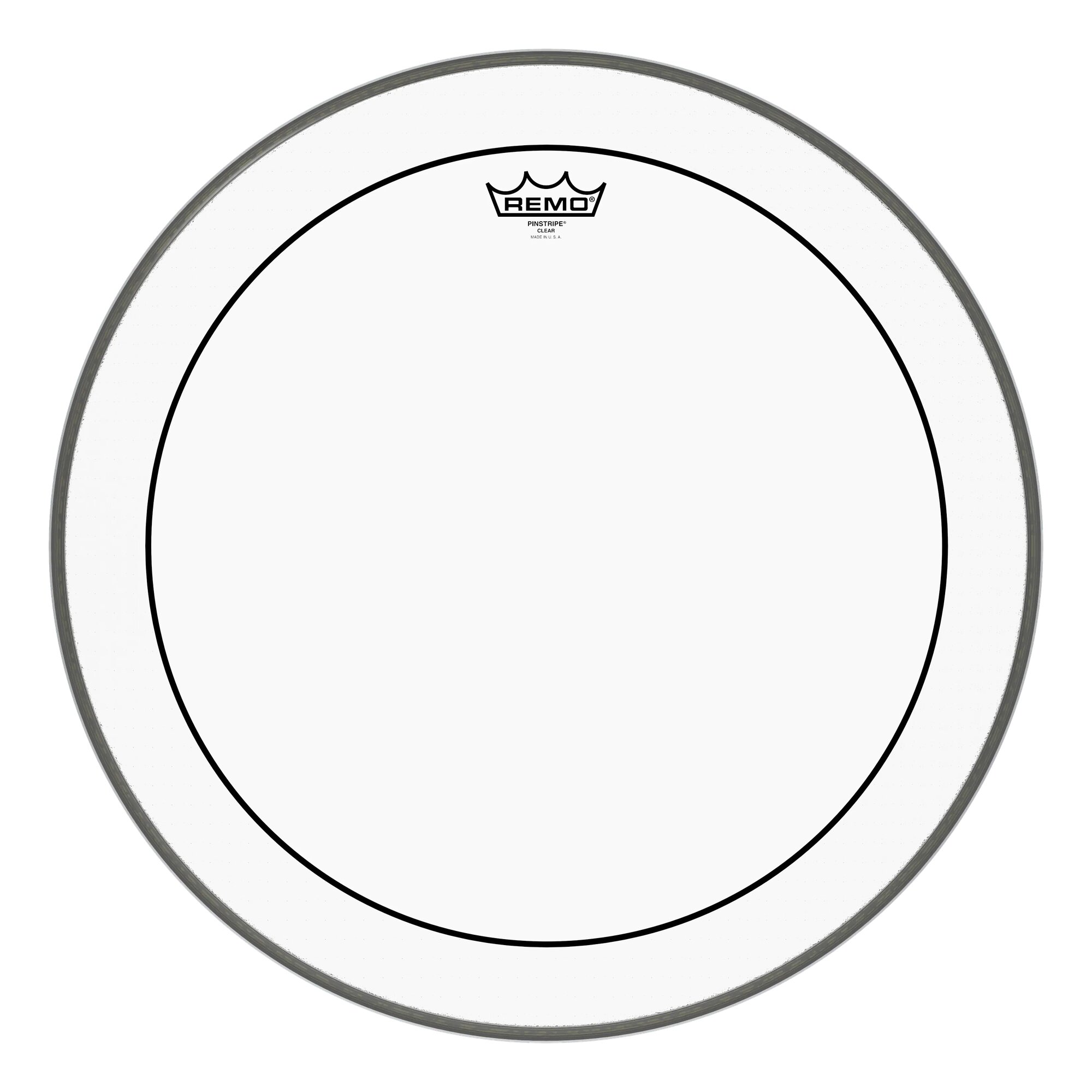 Пластик для барабана Remo 20" Pinstripe Clear