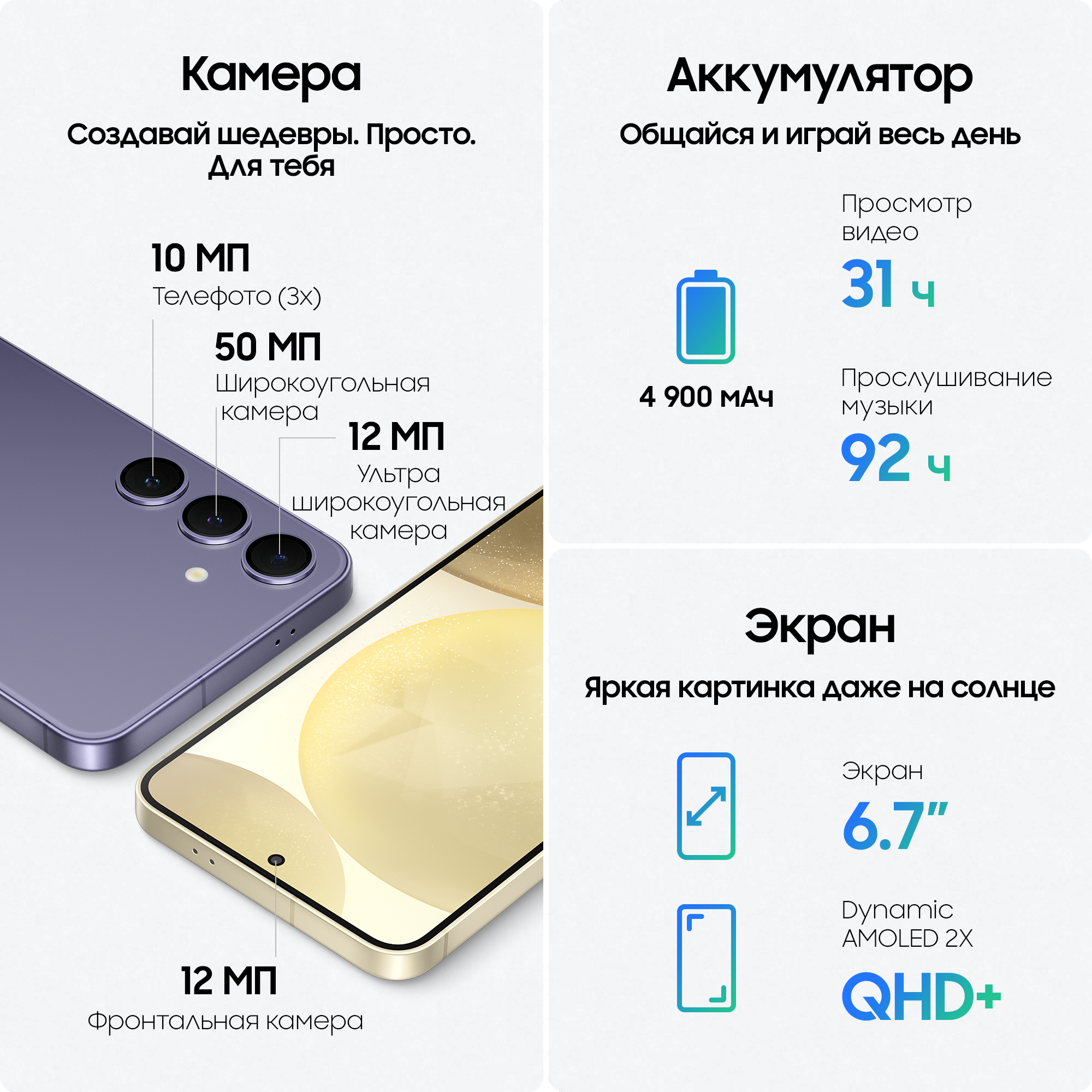 Смартфон Samsung Galaxy S24 Plus — фото 1