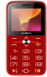 Мобильный телефон teXet TM-B228 красный