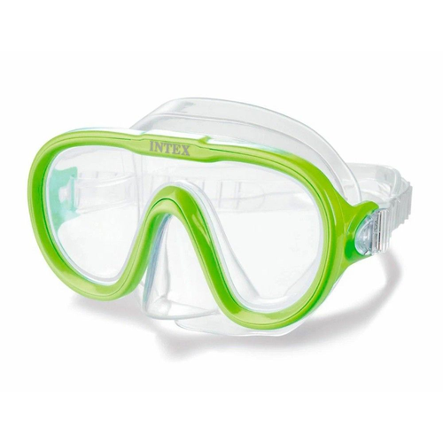 маска для плавания маска для плавания intex 55916 sea scan swim masks 8 фиолетовый Маска для плавания Intex Sea scan 55916, зелeный