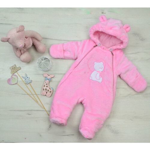 фото Комбинезон ярко, размер 56-20, розовый