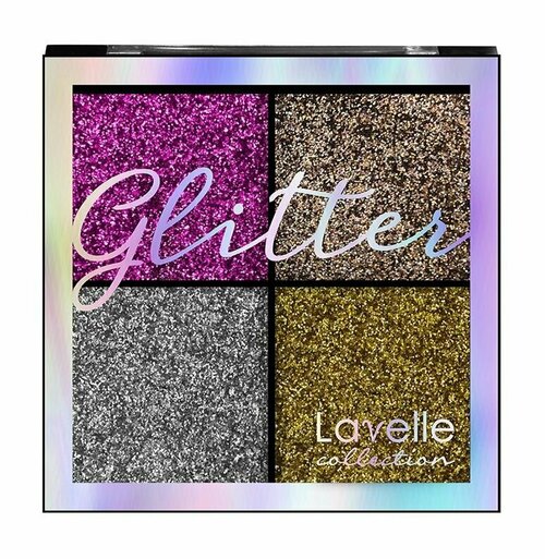 Тени для век 2 северное сияние Lavelle Collection Glitter Palette