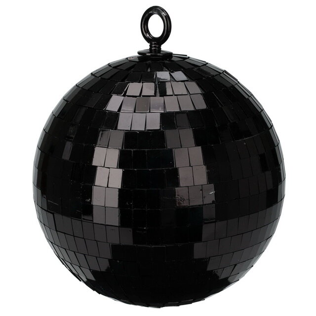 Koopman Новогоднее украшение Зеркальный Диско шар Black 18 см CAA114150