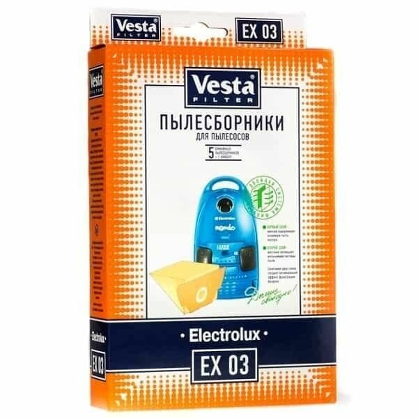 Vesta filter Бумажные пылесборники EX 03, 5 шт. - фото №12