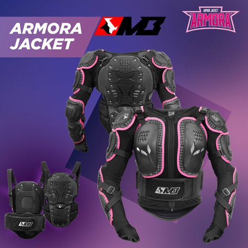фото Черепаха защитная madbull armora jacket женская розовая l
