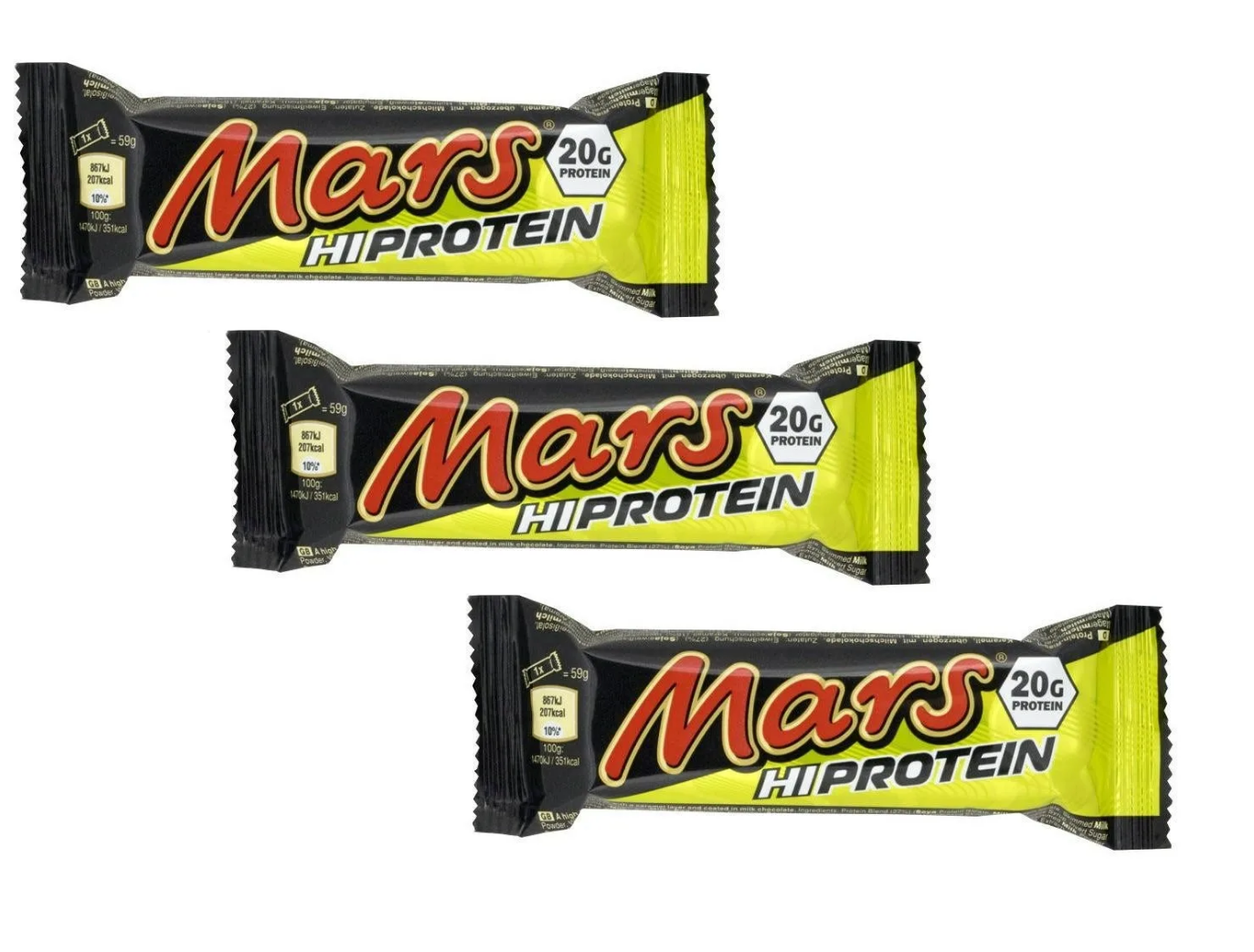 Протеиновый батончик Mars Hi Protein Bar (3 шт. х 59 г)