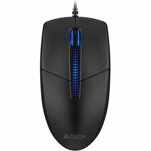 Мышь A4Tech N-530 черный оптическая 1200dpi USB 3but 99700₽