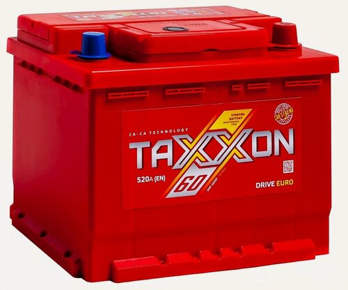 Изображение товара Аккумулятор автомобильный Taxxon Drive 60 А/ч 550 А обр. пол. Евро авто (242x175x190) 722060