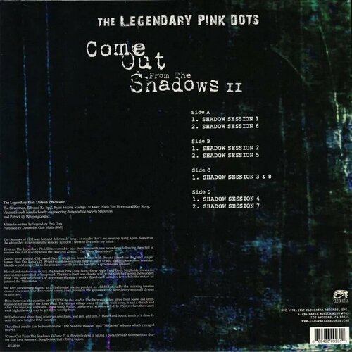 Legendary Pink Dots Виниловая пластинка Legendary Pink Dots Come Out From The Shadows II