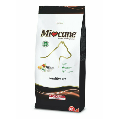 Miocane Adult Sensitive сухой корм для взрослых собак с чувствительным пищеварением, с лососем - 20 кг
