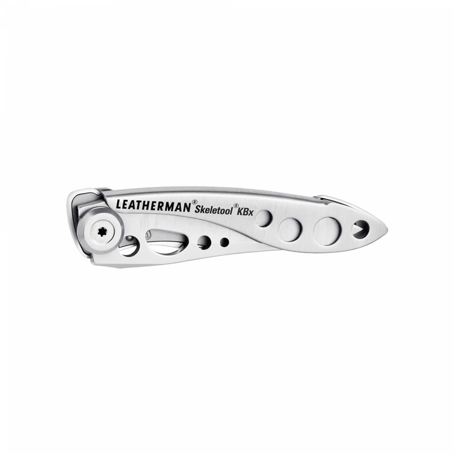 Складной нож LEATHERMAN Skeletool Kbx, серебристый [832382] - фото №11