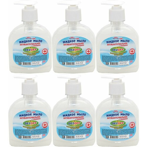 Чистоделофф Жидкое мыло Антибактериальное, 300 мл, 6 штук
