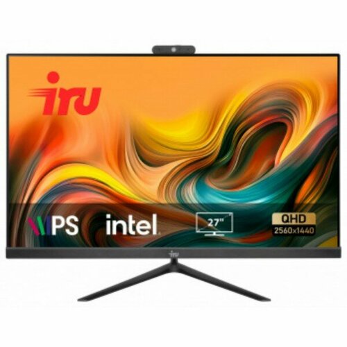 Моноблок IRU Агат 315 27 QHD i5 11400 26 16Gb SSD256Gb UHDG 730 CR Free DOS GbitEth WiFi BT 120W Cam черный 2560x1440 8785500₽