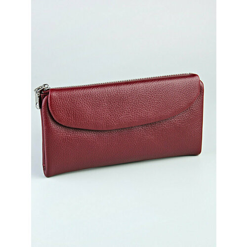 фото Кошелек walletcomfort, фактура зернистая, бордовый morios