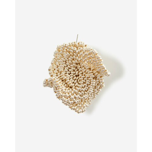 Серьги пусеты Beaded Breakfast, серебряный