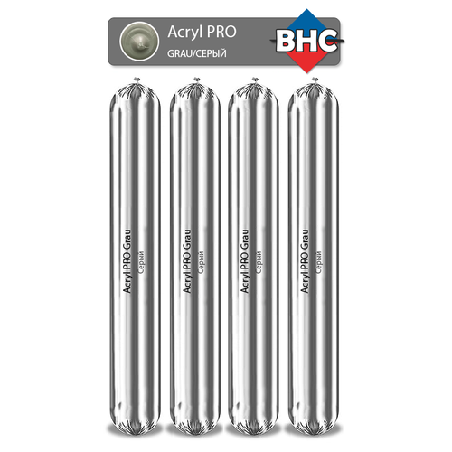 Акриловый герметик BHC ACRYL PRO GRAU 600 ML