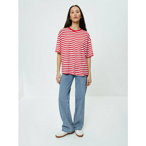 фото Футболка zarina, размер xs (ru 42), красный