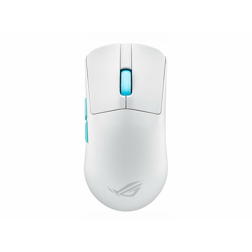 Мышь беспроводная ASUS ROG Harpe Ace Aim Lab Edition, 36000dpi, Bluetooth/ Wireless USB, RGB, Белый 90MP02W0-BMUA10 мышь беспроводная asus rog gladius iii wireless aimpoint 36000dpi bluetooth wireless usb rgb 370mah черный 90mp02y0 bmua00