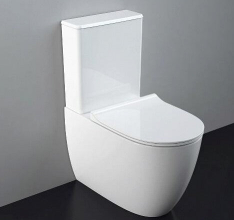 Унитаз-компакт VitrA Sento 9830B003-7204 напольный безободковый с микролифтом