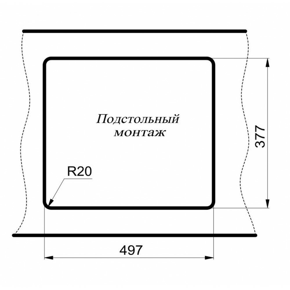 Мойка для кухни MILACIO Leon 55 Cuarzo (MC.77082), белый - фотография № 9