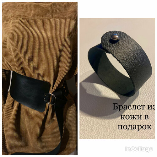 фото Ремень , размер s, черный россия