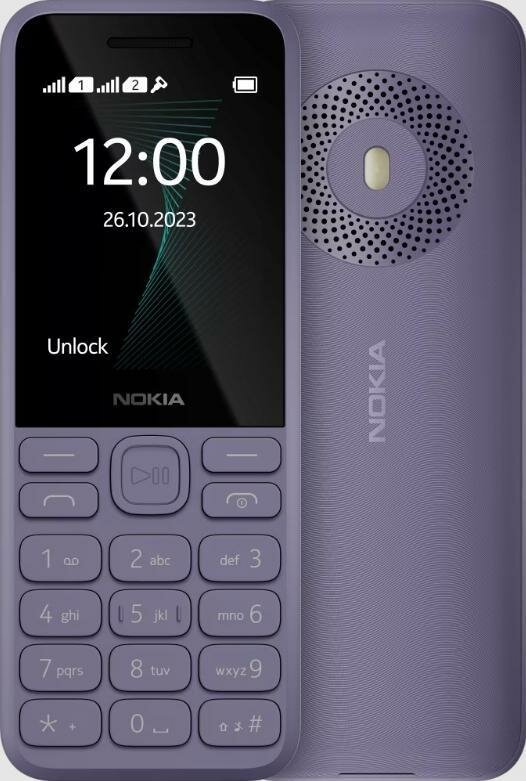 Мобильный телефон Nokia 130 DS TA-1576 (2023) Фиолетовый 2 sim 2.4″ цветной GSM 1450 mAh