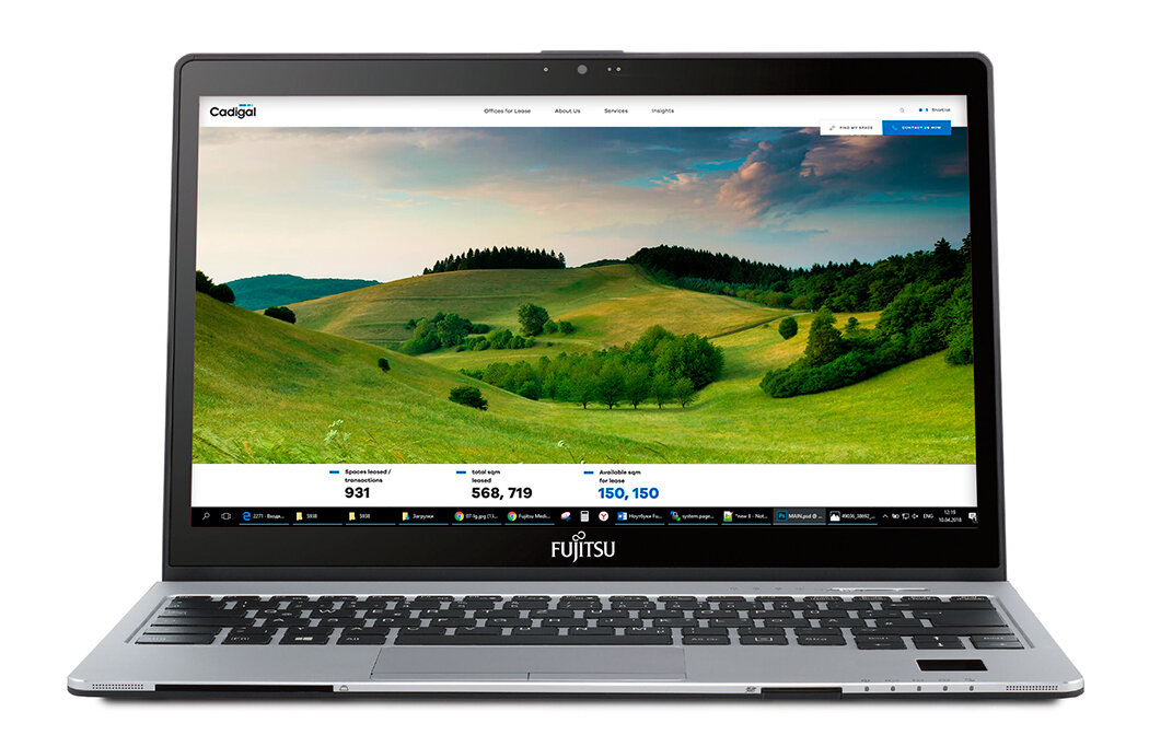 Ноутбук Fujitsu LIFEBOOK S938, Core i7-8550U 1.9-4.2 ГГц, Память 16 ГБ, Диск 1024Гб SSD, Видео Intel HD 620 , Экран 13.3" 1920*1080 IPS