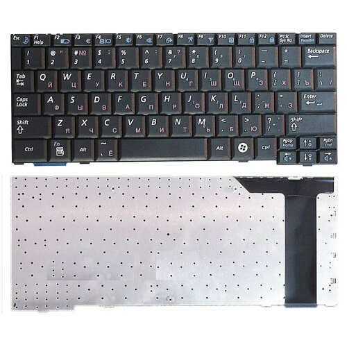 клавиатура для ноутбука samsung nc20 черная Клавиатура для ноутбука Samsung NC20 черная