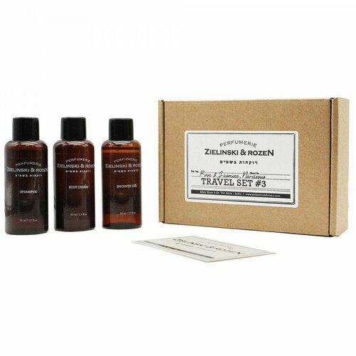 Zielinski & Rozen Bergamot & Neroli, Orange 3 в 1 Подарочный набор (Travel set 8) zielinski