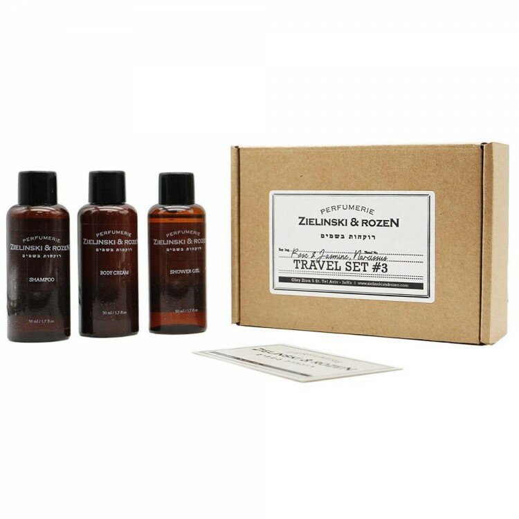 Zielinski & Rozen Cedarwood & Sandalwood & Amber, Patchouli 3 в 1 Подарочный набор (Travel set 8)