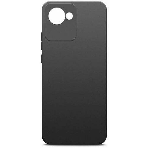 Чехол-накладка PERO Clip Case для Realme C30 black (Черный) чехол накладка krutoff silicone case для realme c30 c30s матча