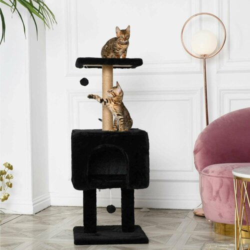 Когтеточка для кошек домик бриси Черный