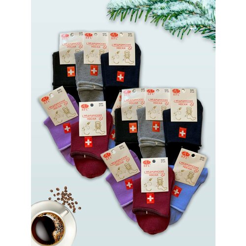 фото Носки bfl, 12 пар, размер 37-41, мультиколор