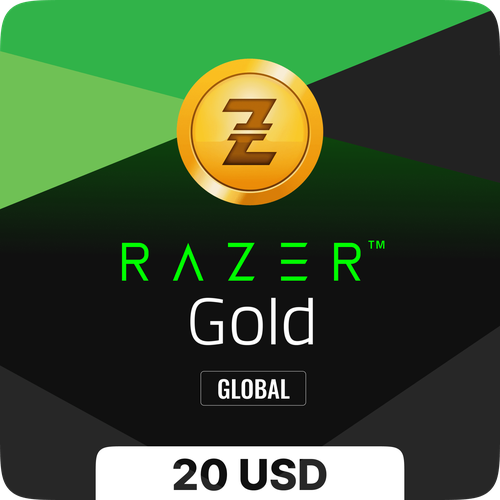 Подарочная карта Razer Gold Global PIN (Все страны) - 20 USD