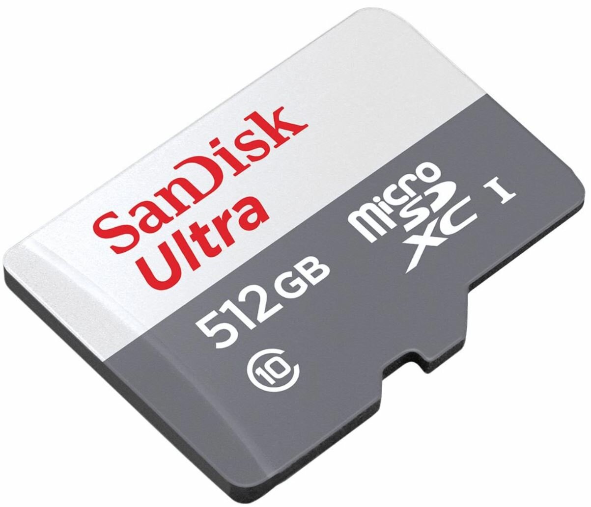 Карта памяти 512GB SanDisk Ultra microSDXC C10 U1 UHS-I 100MB/S, без адаптера - фото №8