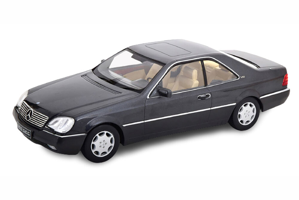 Модель коллекционная KK-SCALE Mercedes 600 sec C140 1992 anthracit limited edition 1500 pcs