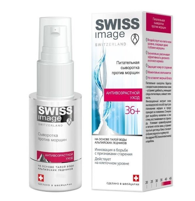 Сыворотка Swiss питательная против морщин 36+, 30 мл - фото №17