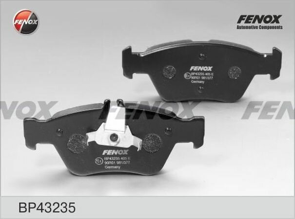 Тормозные колодки дисковые передние FENOX BP43235