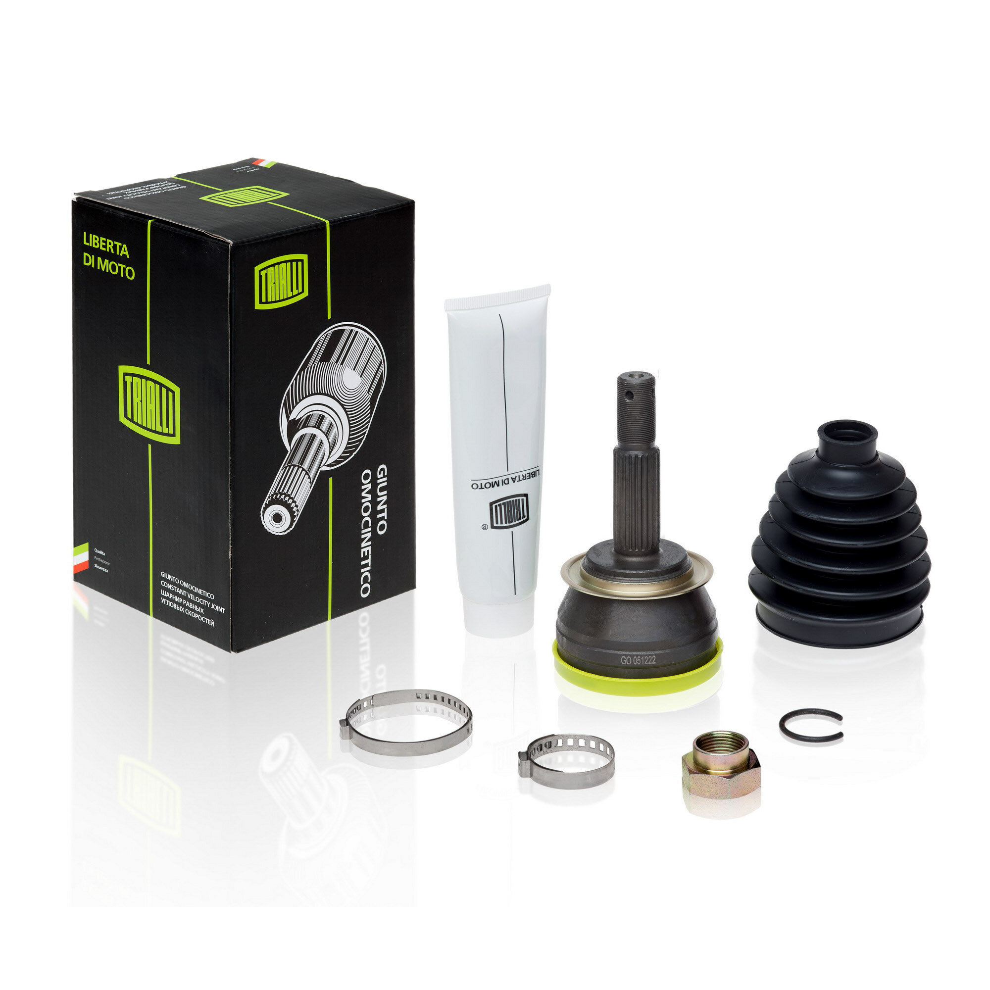 ШРУС TRIALLI для Daewoo Nexia, передняя, наружная, длина (GO 051222)