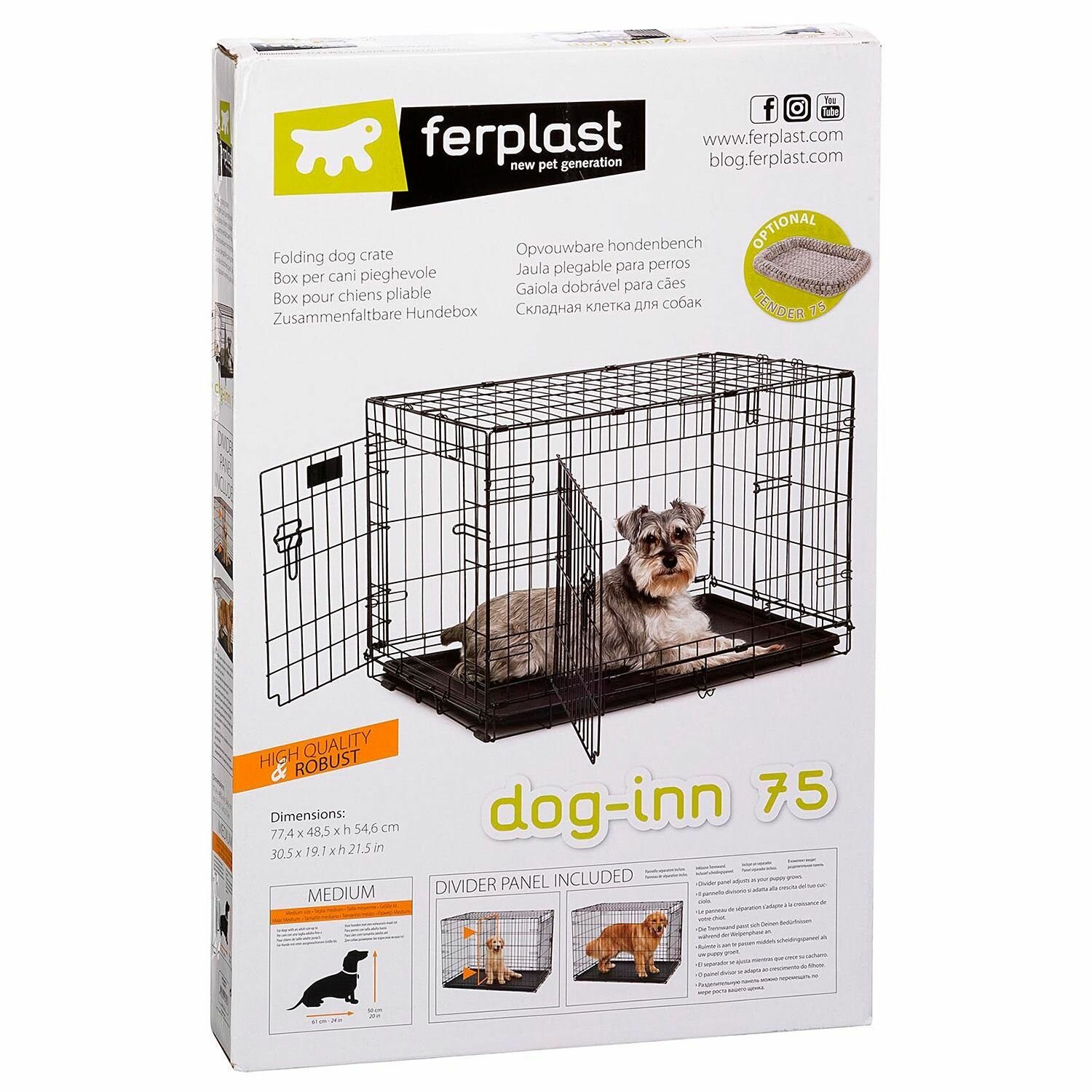 DOG-INN 75 (77,4 x 48,5 x h 54,6 см) FERPLAST - фото №18