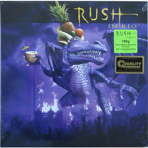 Виниловая пластинка Rush: Rush In Rio. 4 LP rush rush in rio