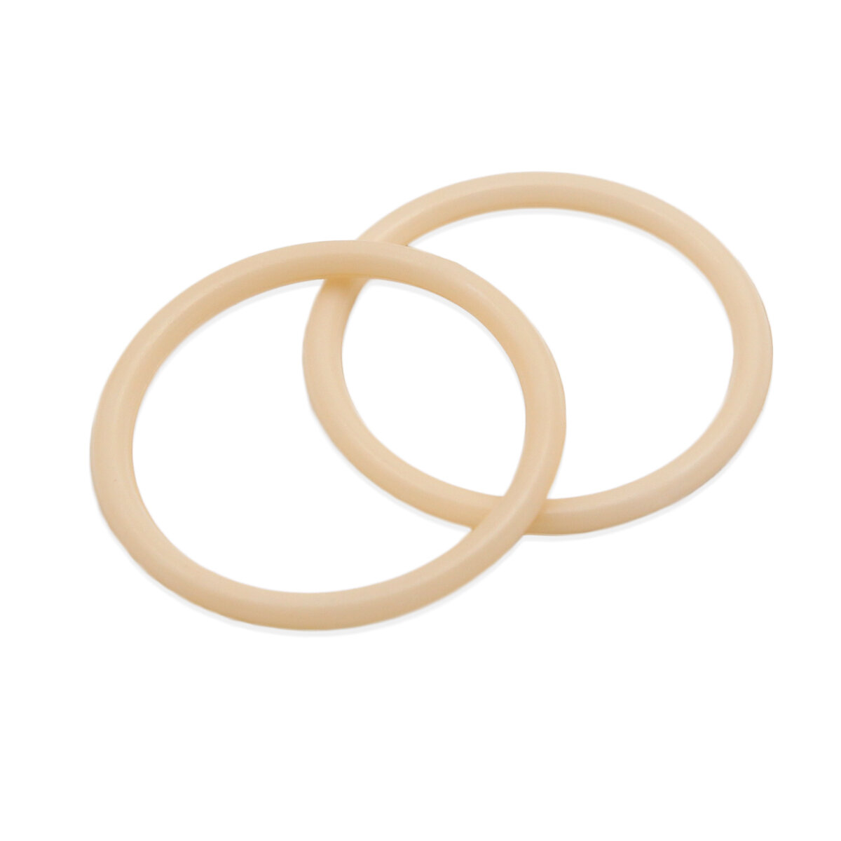 Кольца для бретелей бюстгальтера, 20 мм, пластик (C180 телесный), 100 шт